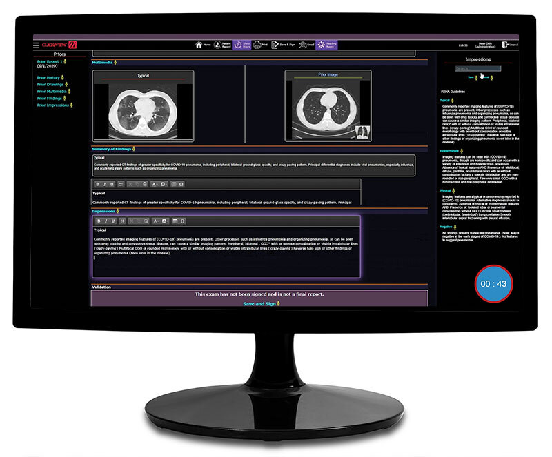 Structured Reporting Radiology Software